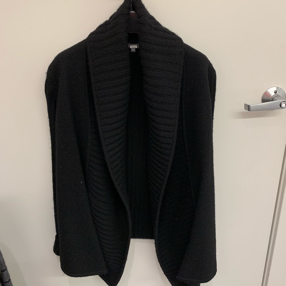 Vince wool cardigan xs black